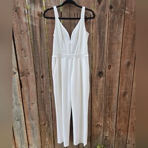 Express White Jumpsuit